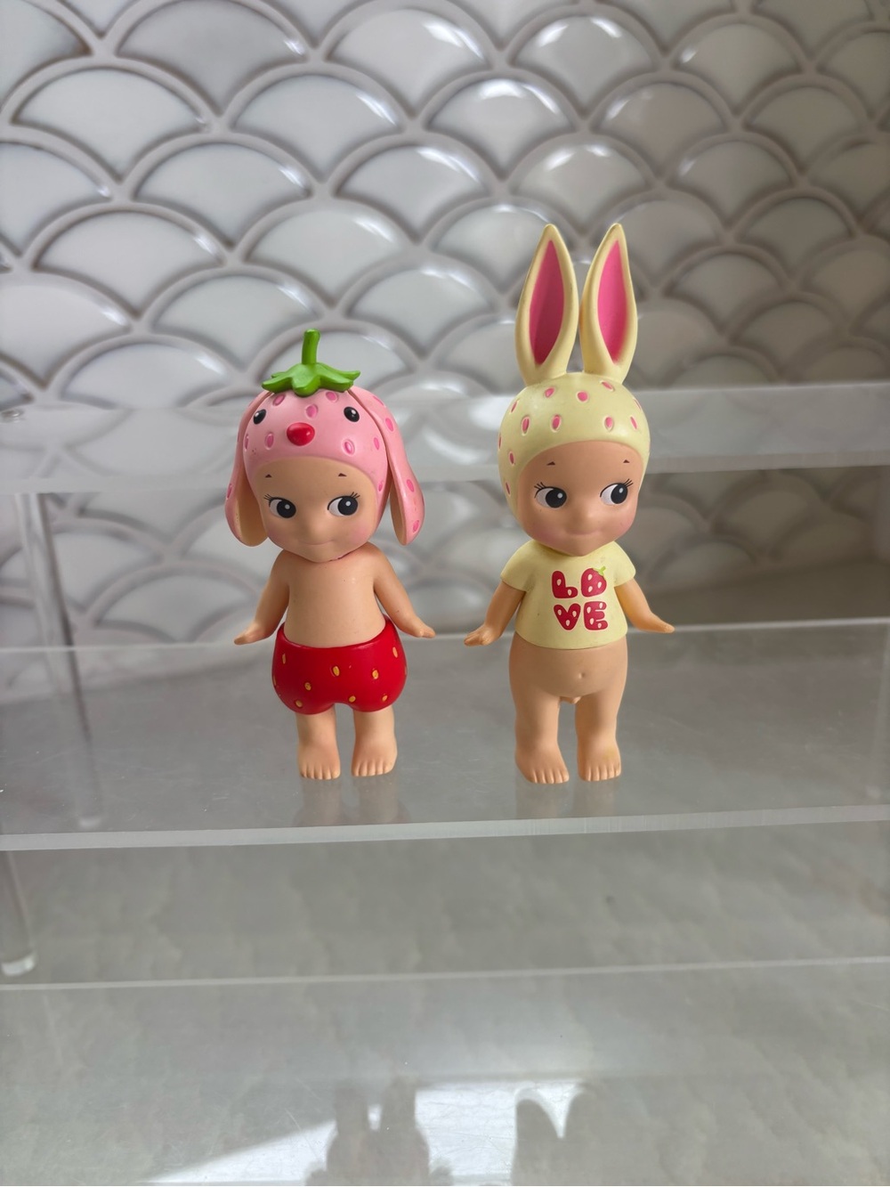 Sonny Angels Strawberry Love Series - Lop and Rabbit (set of 2)